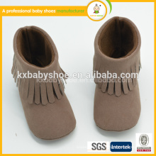 Mocassins en cuir bébé bébé en fausse fourrure pour bébé de qualité supérieure les plus récents